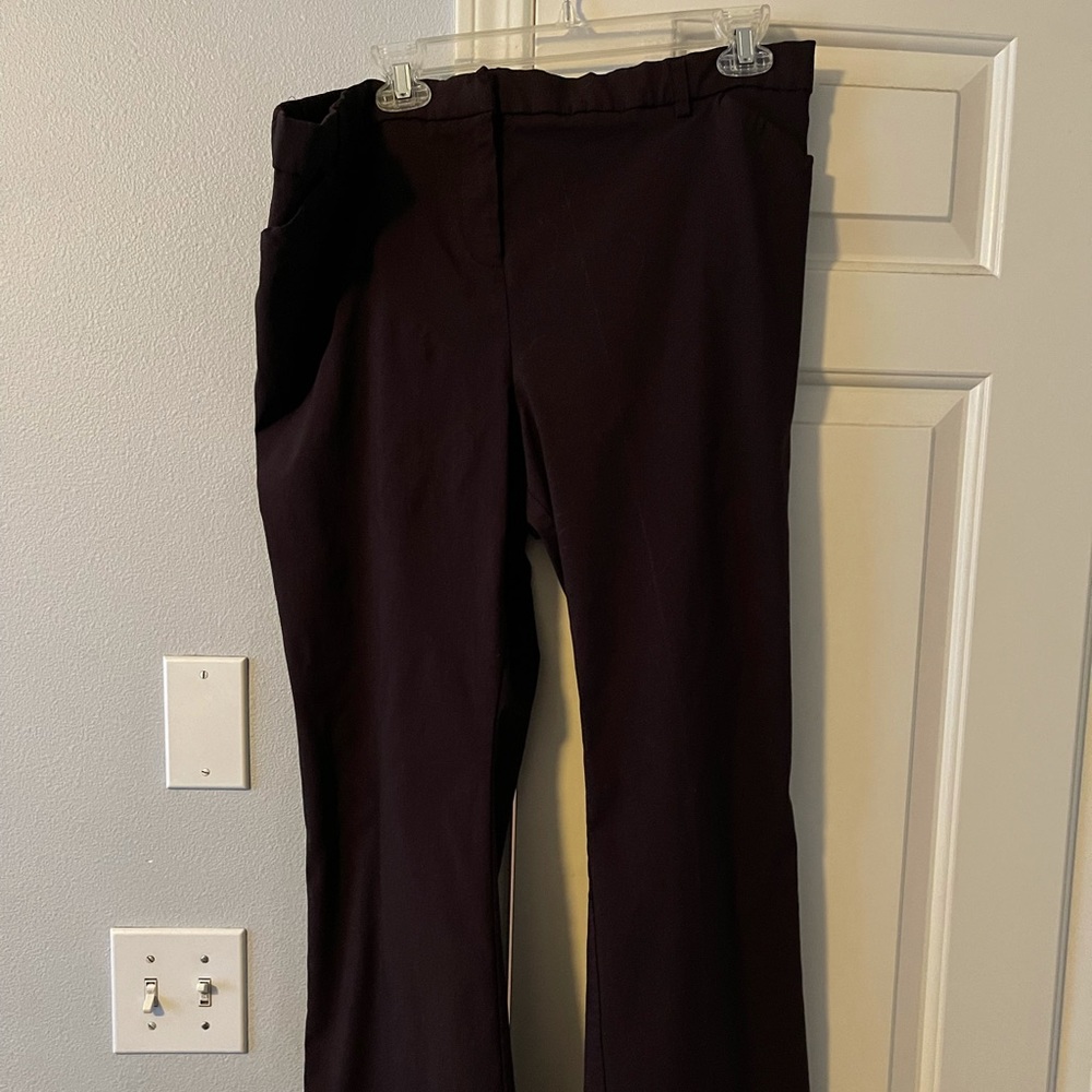 Motherhood maternity XL chocolate brown maternity slacks.